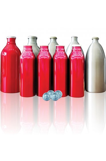 Aluminum food bottles